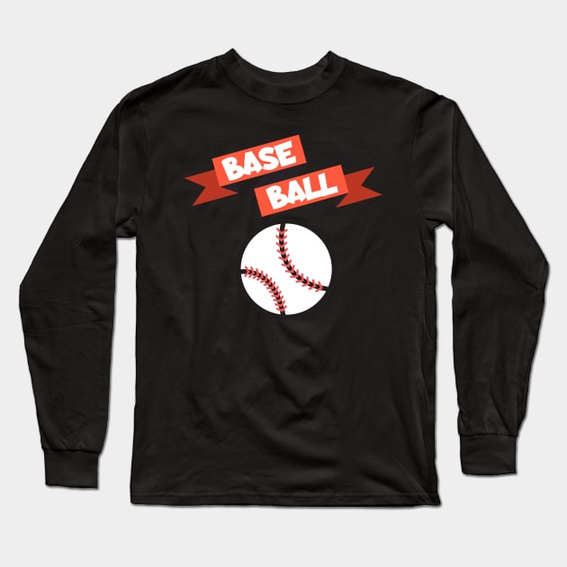 Baseball banner Long Sleeve T-Shirt by maxcode